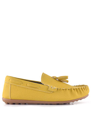 Rakerplus Sarı Cilt Erkek Çocuk Makosen Ayakkabı