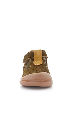 Rakerplus Shaun Hakiki Deri Kahverengi Taba Cırtlı Anatomik Bebek Sandalet