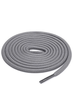 Gri 5 MM Yuvarlak Bot Bağcığı