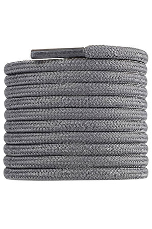 Gri 5 MM Yuvarlak Bot Bağcığı