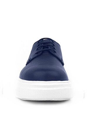 Rakerplus Derby Lacivert Mat Beyaz Taban Çocuk Klasik Ayakkabı