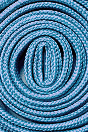 Mavi 1 cm Kalınlığında 1 Çift Yassı Spor Ayakkabı Bağcığı