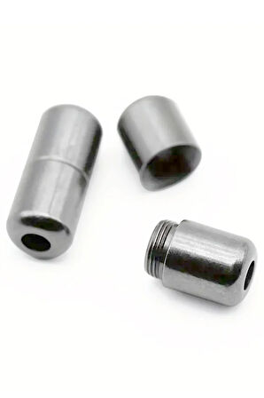 Ayarlanabilir 1 Çift Hardal Sarı Vidalı Kapsül Uçlu 6 MM Lastik Pratik Bağcık