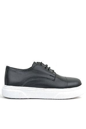 Rakerplus Siyah Yüksek Hafif Taban Çocuk Klasik Ayakkabı