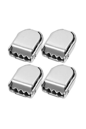 Akıllı Kilitli Ayarlanabilir 1 Çift Vizon 6 MM Lastik Pratik Bağcık