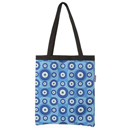 Baghashtag Nazar Baskılı Bez Çanta