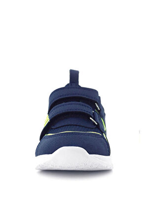 Rakerplus Lacivert Sarı Cırt Cırtlı Erkek Çocuk Spor Ayakkabı