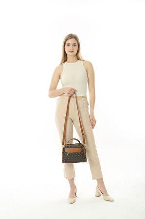 Baghashtag Kahverengi Business Style 3 Cepli Astarlı Deri Çanta