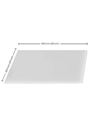 Beyaz 45x90 cm 50 mm Polietilen Kesim Takozu