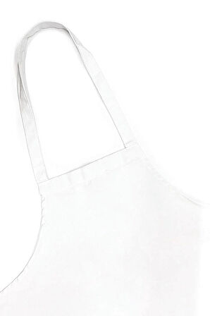 %100 Pamuk Beyaz 58x56 cm Çocuk Mutfak ve Sanat Önlüğü