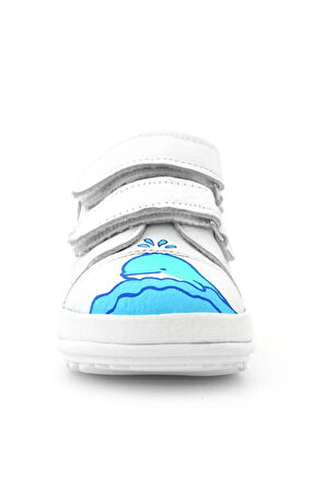 Rakerplus Tbons Özel Tasarım Scrat Hakiki Deri Beyaz İlk Adım Ayakkabısı