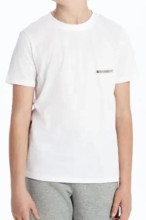 Rakerplus Beyaz  Pamuk Unisex Kısa Kollu Çocuk Tişört