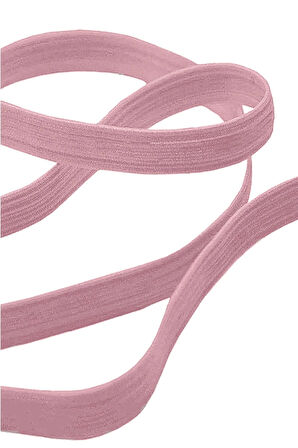 Pembe 20 mm 5 mt Dayanıklı Sert Yassı Elastik Şerit Lastik