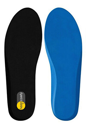 Heep Siyah Mavi Renk Hafızalı Sünger Destekli Ayakkabı Tabanlığı