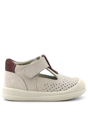 Rakerplus Shaun Hakiki Deri Lila Mor Cırtlı Anatomik Bebek Sandalet