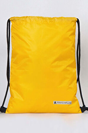 Rakerplus Sarı 32x45 cm Su Geçirmez Büzgülü Krampon ve Spor Çantası