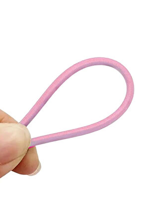 Pembe 5 Metre 2 mm Yuvarlak Lastik 