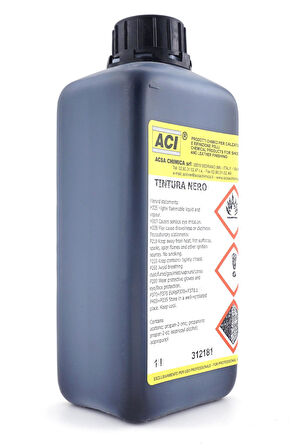 ACI Tintura Nero 1 Litre Profesyonel Siyah Deri Renk Değiştirme Boyası