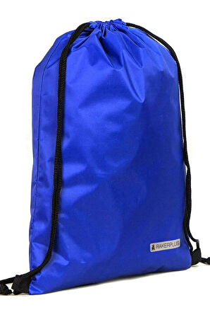 Rakerplus Saks Mavi 32x45 cm Su Geçirmez Büzgülü Krampon ve Spor Çantası