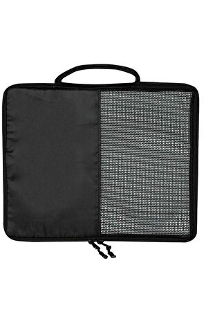 Küçük Boy 30x26x6 Siyah Valiz İçi Organizer Çanta