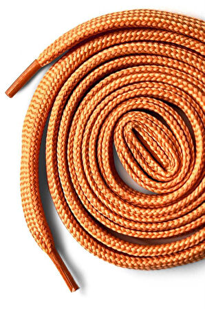 Turuncu 1 cm Kalınlığında 1 Çift Yassı Spor Ayakkabı Bağcığı