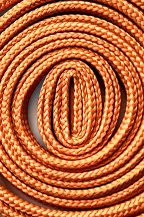 Turuncu 1 cm Kalınlığında 1 Çift Yassı Spor Ayakkabı Bağcığı