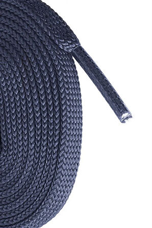 Mavi Gri 1 cm Kalınlığında 1 Çift Yassı Spor Ayakkabı Bağcığı