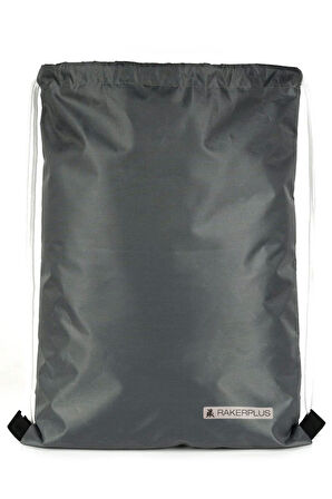 Rakerplus Antrasit 32x45 cm Su Geçirmez Büzgülü Krampon ve Spor Çantası
