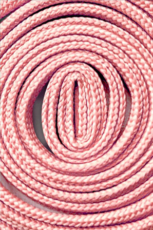 Pembe 1 cm Kalınlığında 1 Çift Yassı Spor Ayakkabı Bağcığı