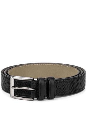 Siyah Mat 3 cm Klasik Metal Tokalı Erkek Çocuk Kemer