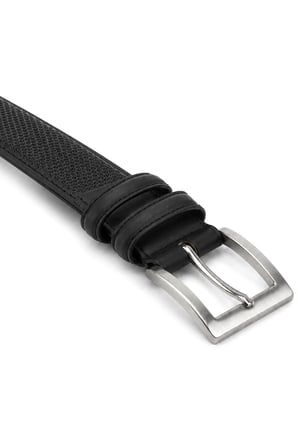 Siyah Mat 3 cm Klasik Metal Tokalı Erkek Çocuk Kemer