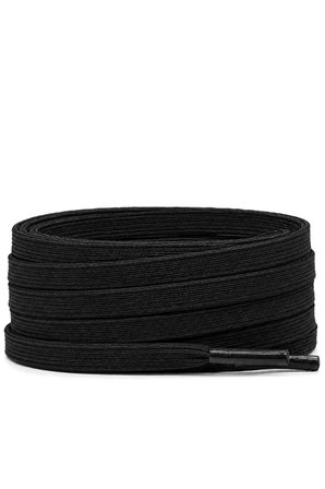 100 cm Elastik Lastikli 8 mm Siyah Ayakkabı Bağcığı