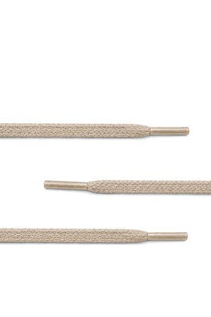 80 cm Vizon 5 MM Yassı Mumlu Ayakkabı Bağcığı
