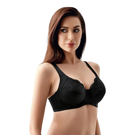 New Bra 342305 Kadın Dantel Detaylı Balenli Toparlayacı Minimizer Sutyen