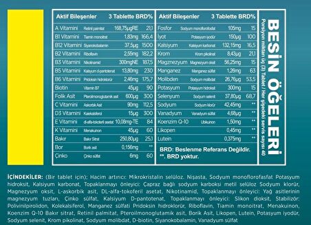 GoldeVita MultiPlus Multivitamin 120 Tablet