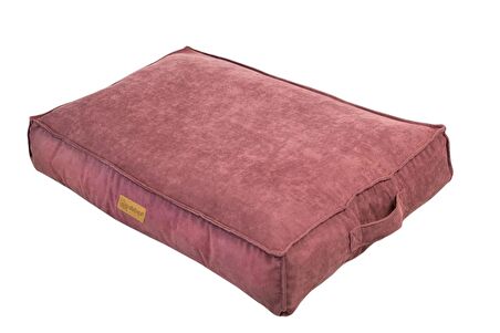 Dubex Plus Soft Serisi Kedi Köpek Yatağı Pembe Medium 76x56x13 cm