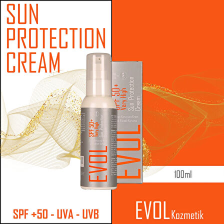 Evol Güneş Koruyucu Krem SPF 50+ 100ml