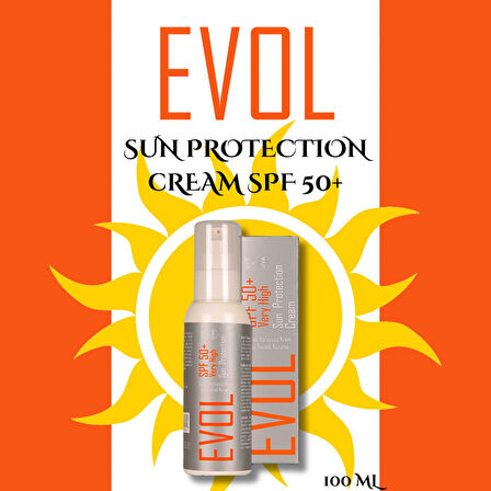 Evol Güneş Koruyucu Krem SPF 50+ 100ml