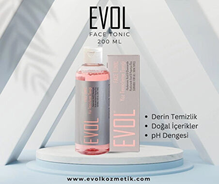 Evol Yüz Temizleme Tonik 200ml