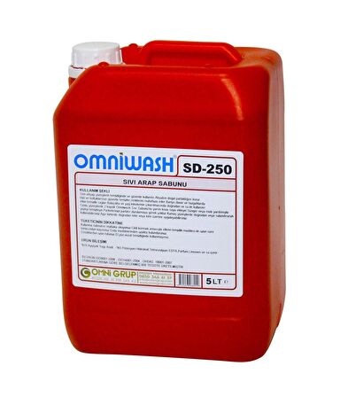 Omniwash SD-250 Arap Sabunu Granit Sıvı Yüzey Temizleyici 5 lt 