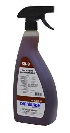 Omniwash SD-9 Mutfak Yağ Çözücü Sprey 750 ml