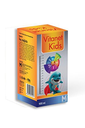 Vitanet Kids Balık Yağı Multivitamin Şurup 100 ml