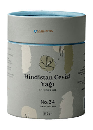 Elemental Saf Hindistan Cevizi Yağı 140 Gr - Doğal ve katkısız