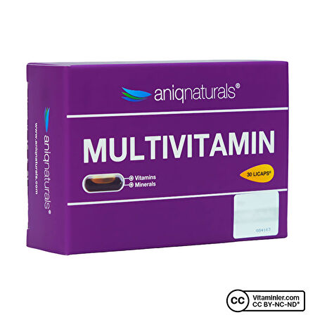 Aniqnaturals Multivitamin 30 Kapsül - AROMASIZ