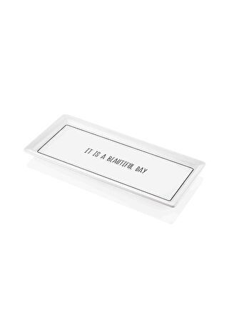 The Mia Daily Tunes Dikdörtgen Servis - 35 x 16 cm