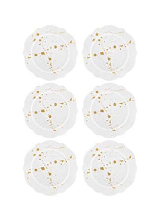 The Mia Splash Pasta Tabağı 6 Parça 21 Cm