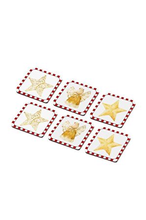 The Mia NEW052 Globe Bardak Altlığı 6 Lı Set