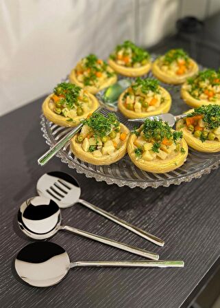 The Mia Servis Seti Gümüş 5 Parça