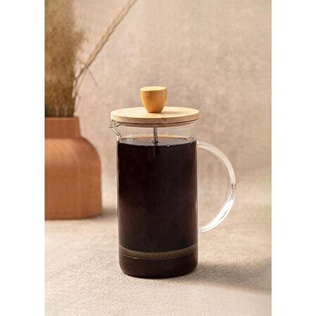 The Mia Bambu Kapaklı French Press 350 ml