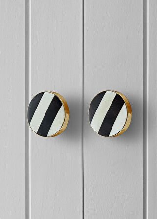 The Mia Bone Çekmece ve Dolap Kulbu 2li Set